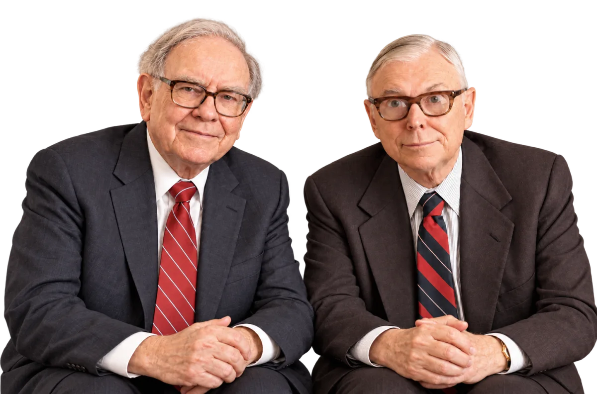 Warren Buffett e Charlie Munger seduti fianco a fianco